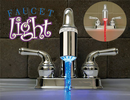 Faucet Light: caliente, caliente