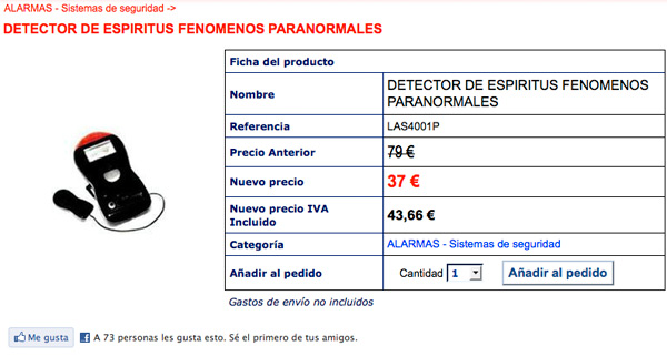Detector de Espiritus, WTF (!?) Detector de Espiritus, WTF (!?)