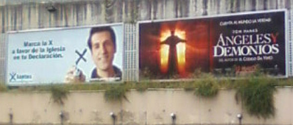 Iglesia vs Ángeles y demonios Iglesia vs Ángeles y demonios