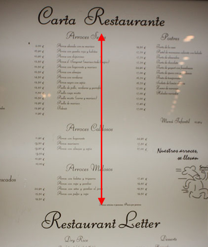 Rstaurant letter Rstaurant letter