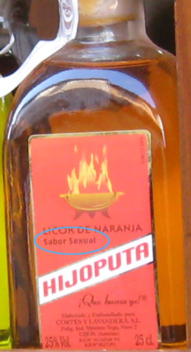 Licor de naranja sabor sexual Licor de naranja sabor sexual