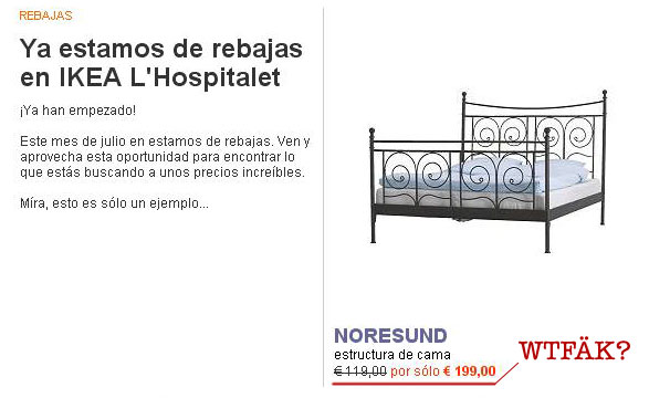 Rebajas en Ikea