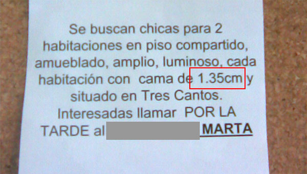 Se Buscan Chicas máximo 1,5 cm de altura Se Buscan Chicas máximo 1,5 cm de altura