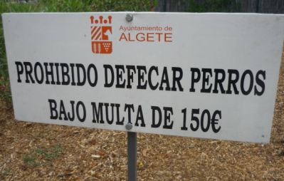 Prohibido defecar perros Prohibido defecar perros