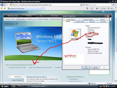 windows xp sp 2